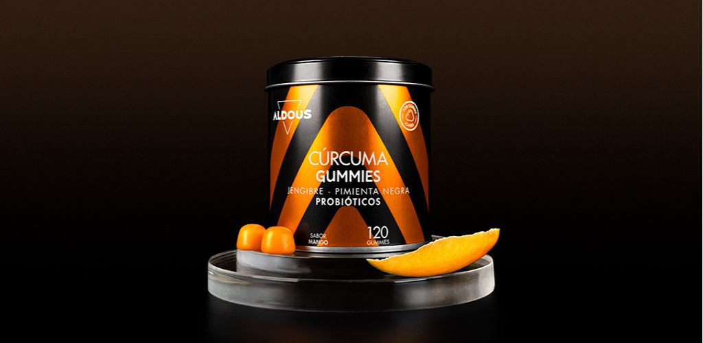 Ventaja de tomar cúrcuma en gominolas - Aldous - ES