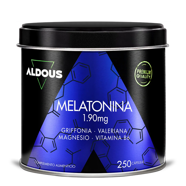 Melatonina con Magnesio, Griffonia, Valeriana y Vitamina B6