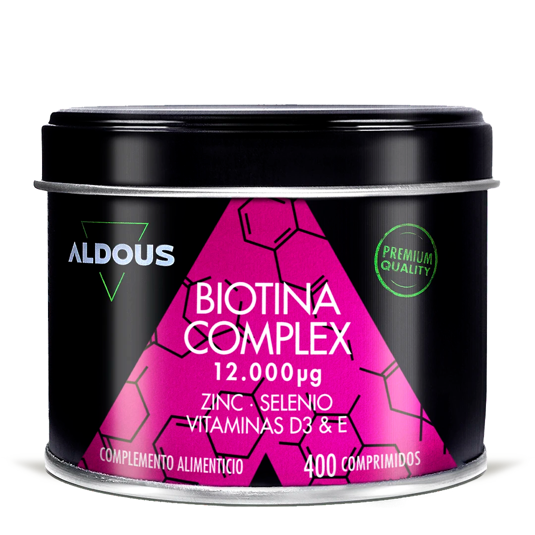 Biotina con Zinc, Selenio, Vitamina D3 y Vitamina E