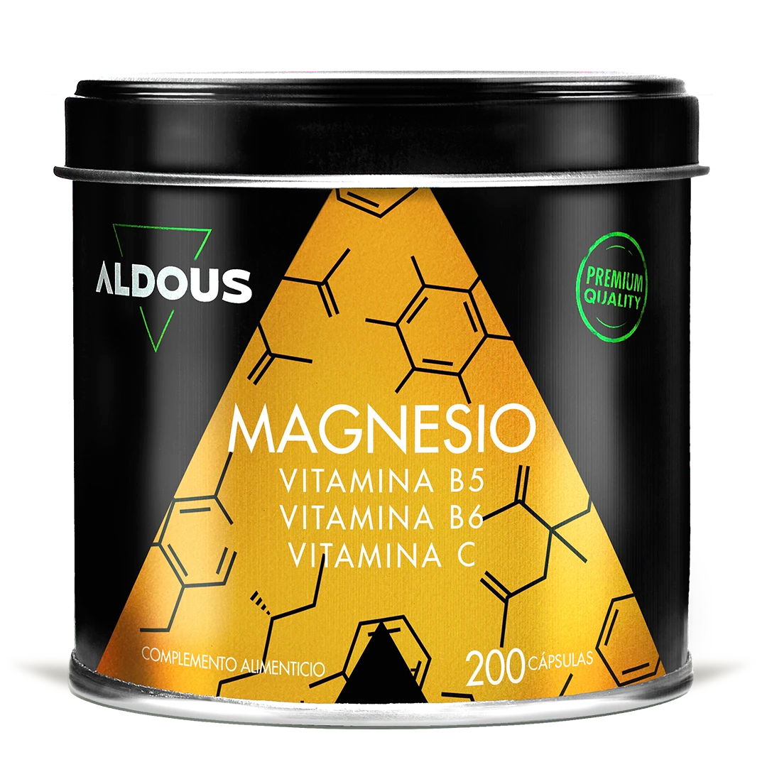Citrato de magnesio con Vitamina C, B5 y B6