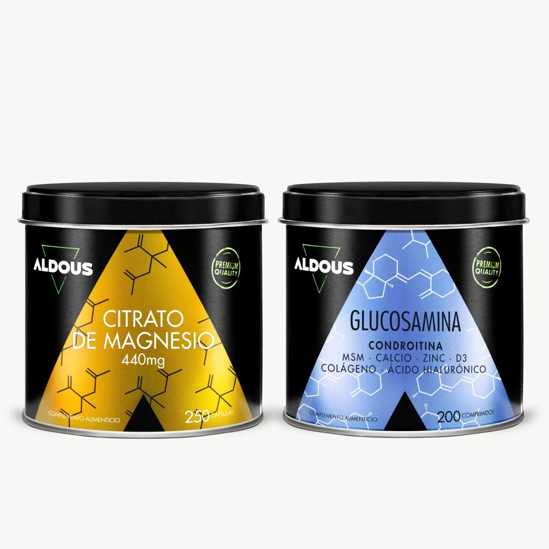 Pack Citrato de Magnesio Puro + Glucosamina - Aldous - ES