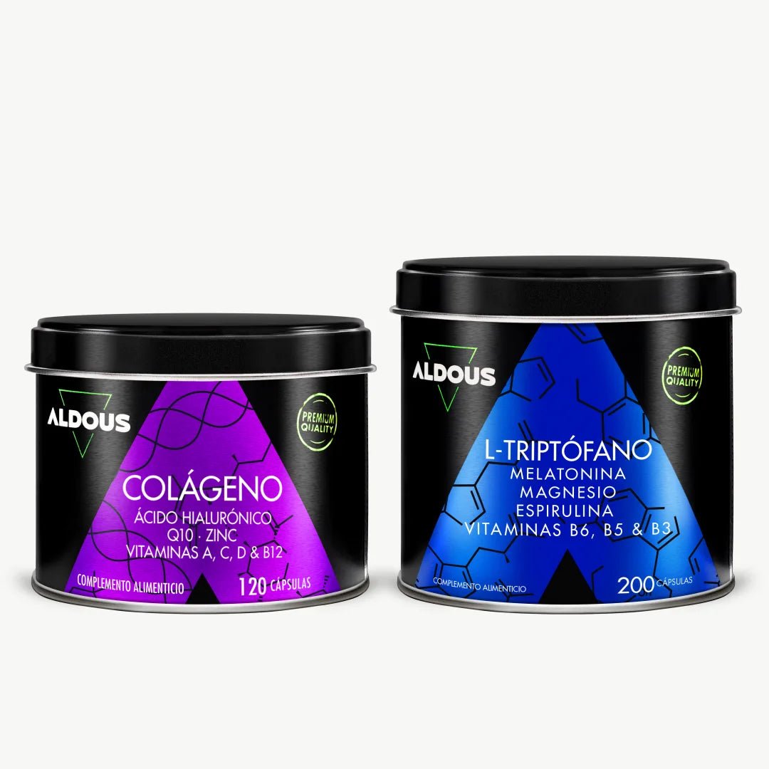 Pack Colágeno Hidrolizado + Triptófano con Melatonina - Aldous - ES