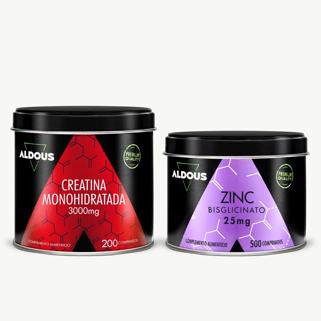 Pack Creatina Monohidratada + Bisglicinato de Zinc - Aldous - ES