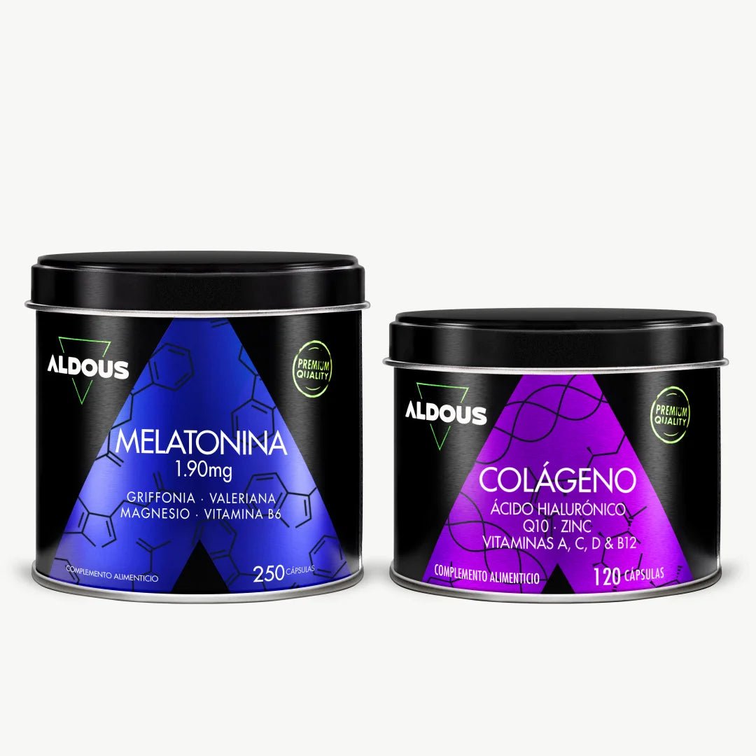 Pack Melatonina con Griffonia + Colágeno Hidrolizado - Aldous - ES