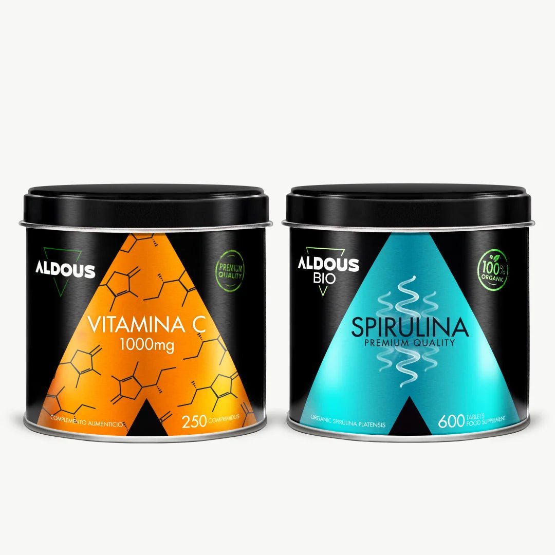 Pack Vitamina C Pura + Espirulina - Aldous - ES