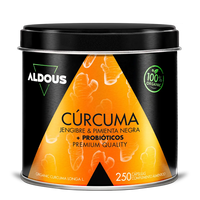 Cúrcuma Ecológica con Jengibre, Pimienta Negra y Probióticos