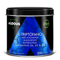 Triptófano con Melatonina, Magnesio, Espirulina y Vitaminas
