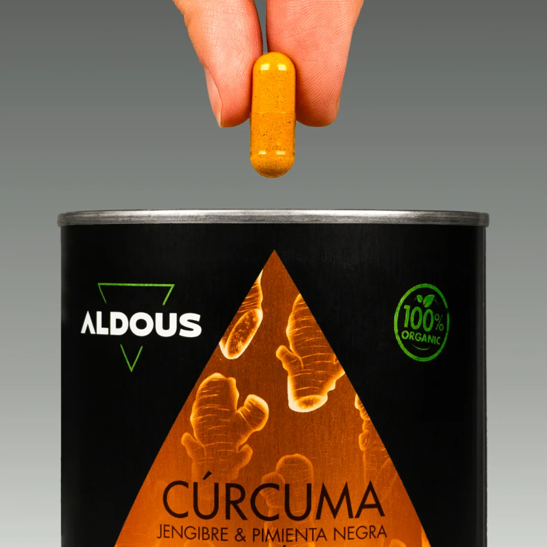 Cúrcuma Ecológica con Jengibre, Pimienta Negra y Probióticos