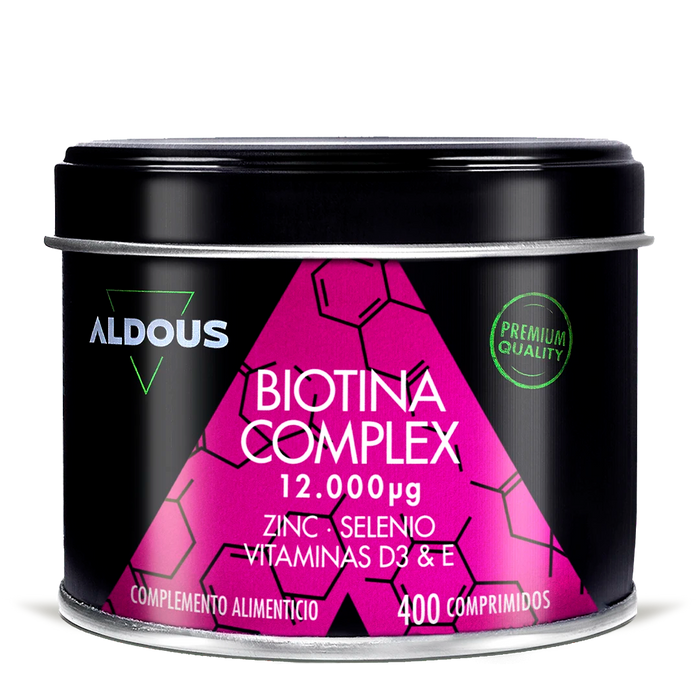 Biotina con Zinc, Selenio, Vitamina D3 y Vitamina E
