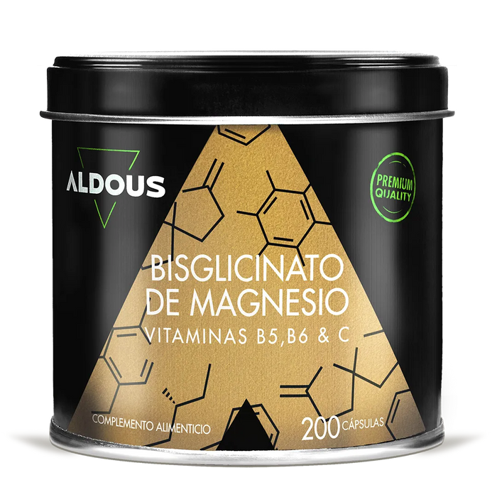 Bisglicinato de Magnesio con Vitamina B5, B6 y C