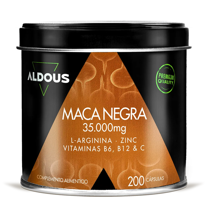 Maca negra con L-Arginina, Zinc y Vitaminas