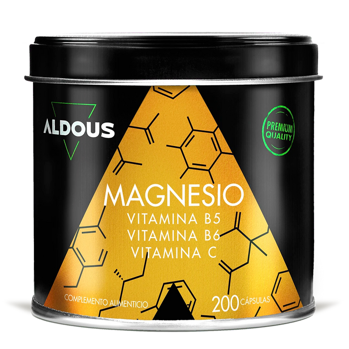 Citrato de magnesio con Vitamina C, B5 y B6