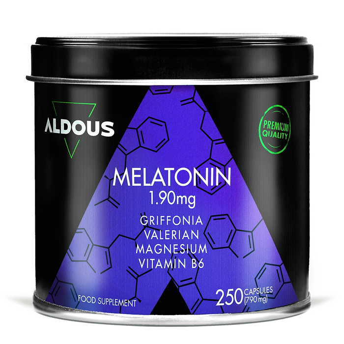 Melatonina con Magnesio, Griffonia, Valeriana y Vitamina B6