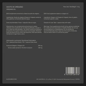 Aceite de Orégano - Aldous - ES