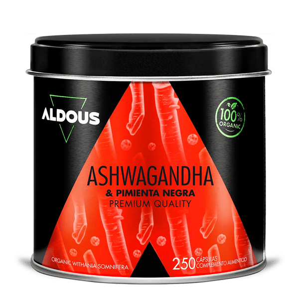 Ashwagandha con Pimienta Negra Ecológica - Aldous - ES