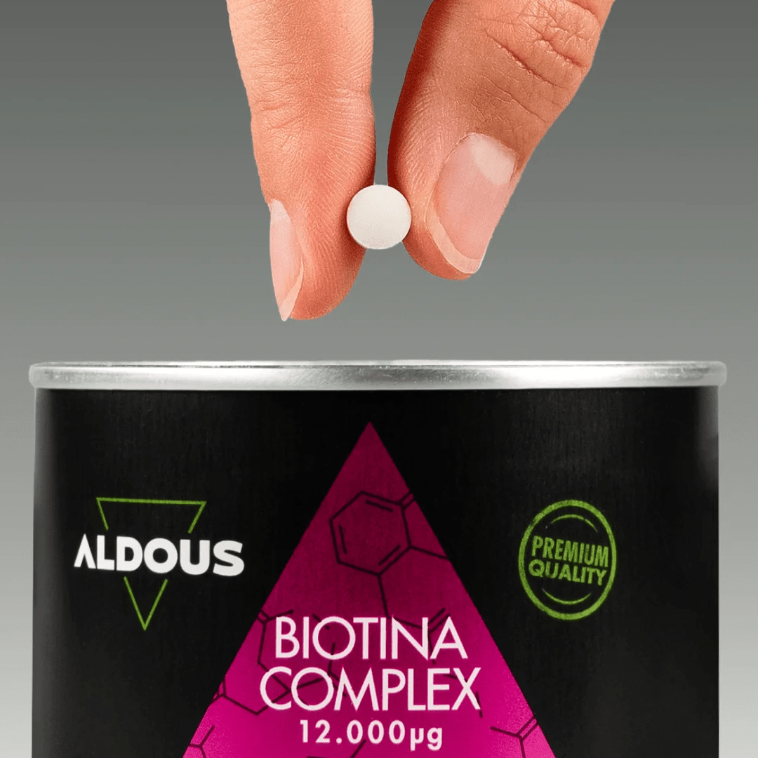 Biotina con Zinc, Selenio, Vitamina D3 y Vitamina E - Aldous - ES