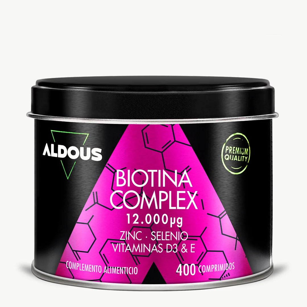 Biotina con Zinc, Selenio, Vitamina D3 y Vitamina E