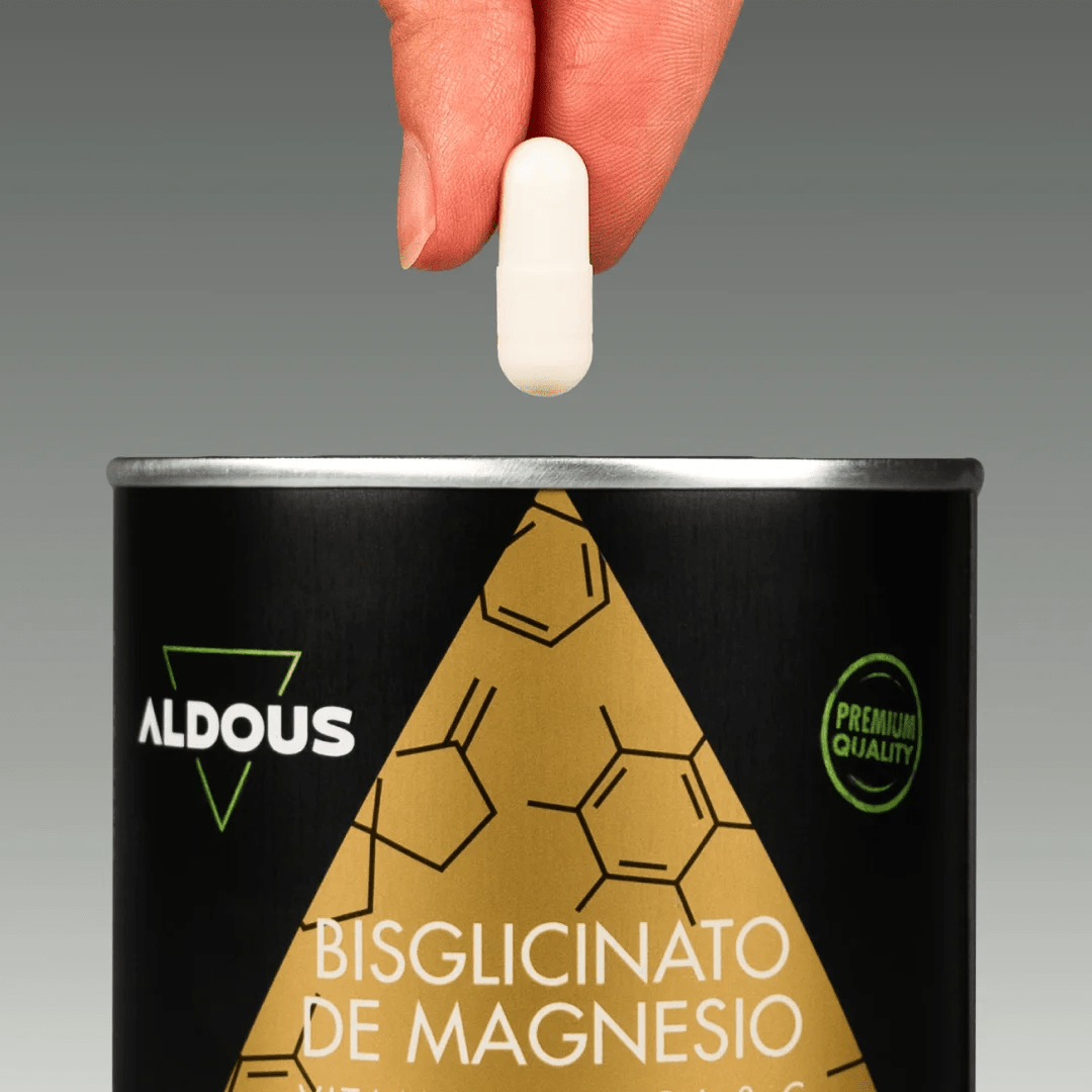 Bisglicinato de Magnesio con Vitamina B5, B6 y C - Aldous - ES