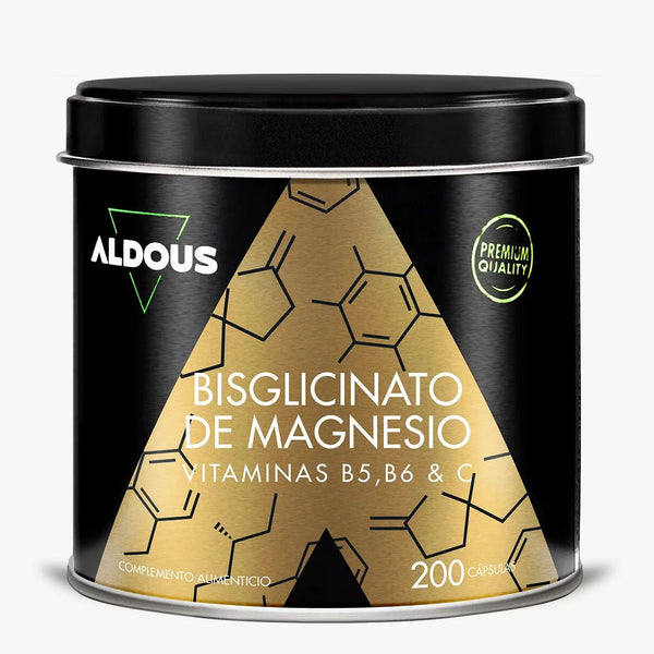 Bisglicinato de Magnesio con Vitamina B5, B6 y C - Aldous - ES