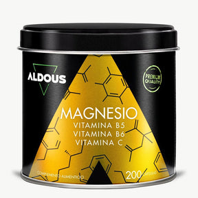 Citrato de magnesio con Vitamina C, B5 y B6 - Aldous - ES