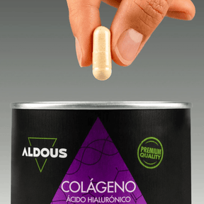 Colágeno Hidrolizado con Ácido Hialurónico, Coenzima Q10, Zinc y Vitaminas - Aldous - ES