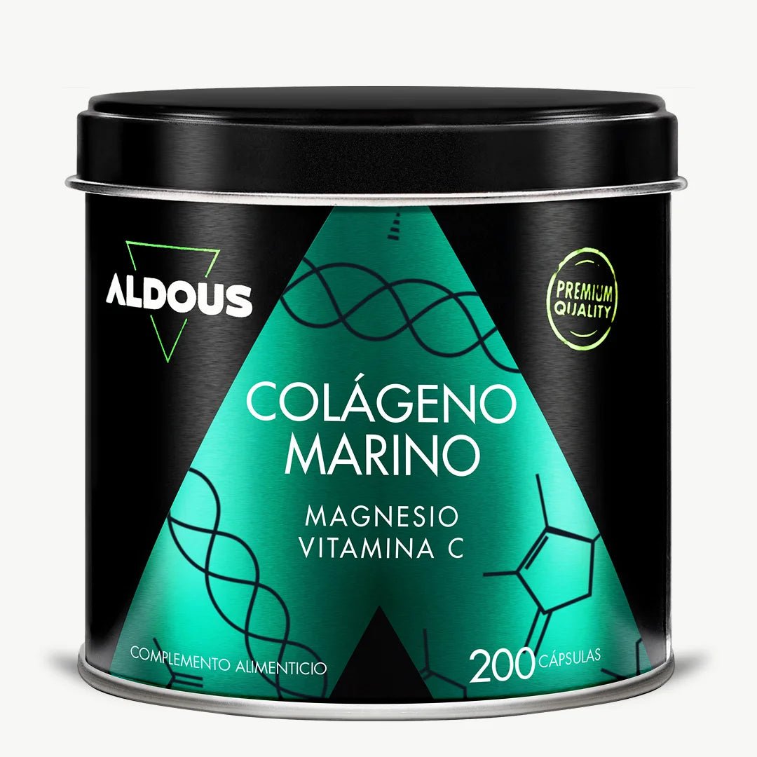 Colágeno Marino Hidrolizado con Magnesio y Vitamina C - Aldous - ES