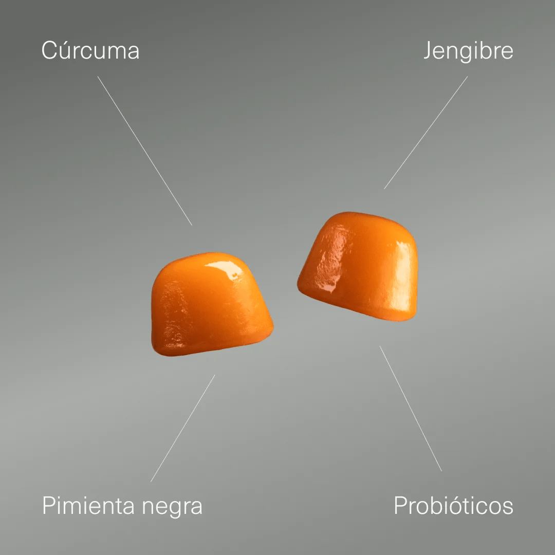 Cúrcuma con Probióticos en gominolas - Aldous - ES