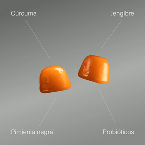 Cúrcuma con Probióticos en gominolas - Aldous - ES