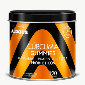 Cúrcuma con Probióticos en gominolas - Aldous - ES