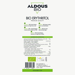 Eritritol Ecológico Granulado (1 kg) - Aldous Bio