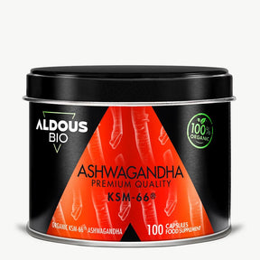 Extracto de Raíz de Ashwagandha KSM - 66 ® Ecológico - Aldous - ES
