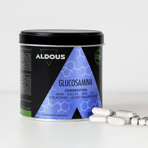 Glucosamina con Condroitina, MSM, Vitaminas y Minerales - Aldous Bio