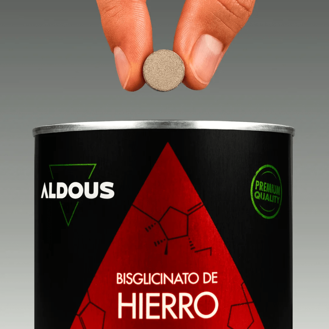 Hierro con Vitamina C, ácido fólico y B12 - Aldous - ES