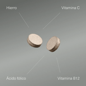 Hierro con Vitamina C, ácido fólico y B12 - Aldous - ES