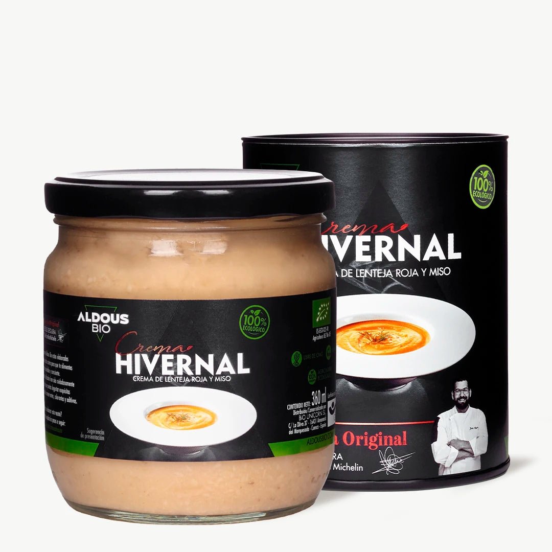 Hivernal: Crema Gourmet de Lenteja Roja y Miso (360 ml) - Aldous Bio