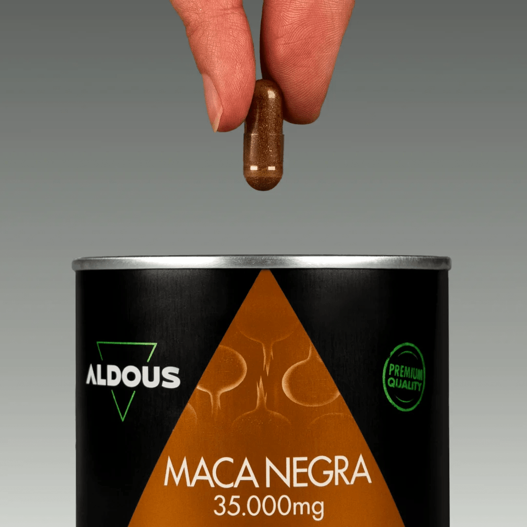 Maca negra con L - Arginina, Zinc y Vitaminas - Aldous - ES