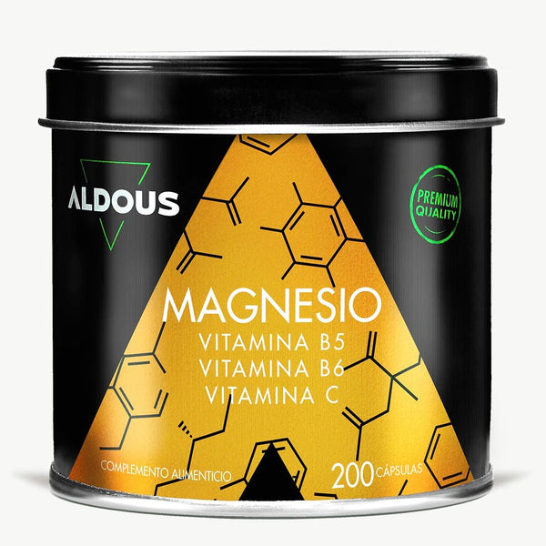 Magnesio con Vitamina C, B5 y B6 - Aldous Bio