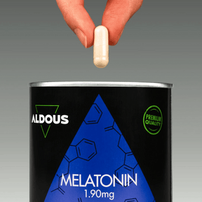 Melatonina con Magnesio, Griffonia, Valeriana y Vitamina B6 - Aldous - ES