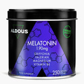 Melatonina con Magnesio, Griffonia, Valeriana y Vitamina B6 - Aldous Bio