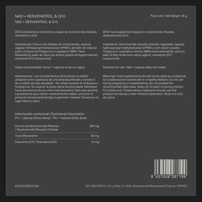 NAD+ con Resveratrol - Aldous - ES