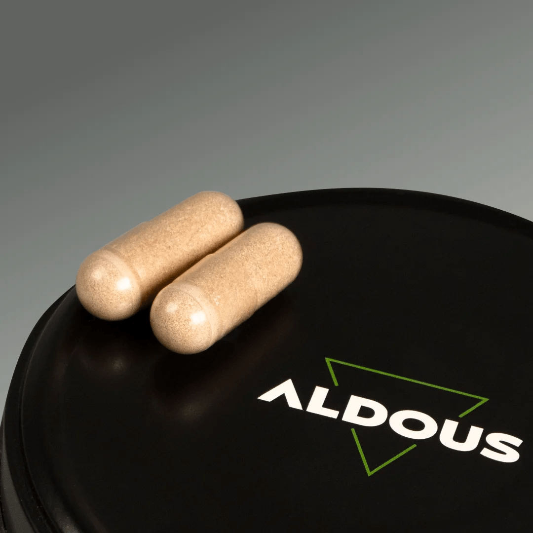 Nootrópico con Ginkgo Biloba, Melena de León, Cafeína, Bacopa, Tirosina, Teanina y Huperzia Serrata - Aldous - ES