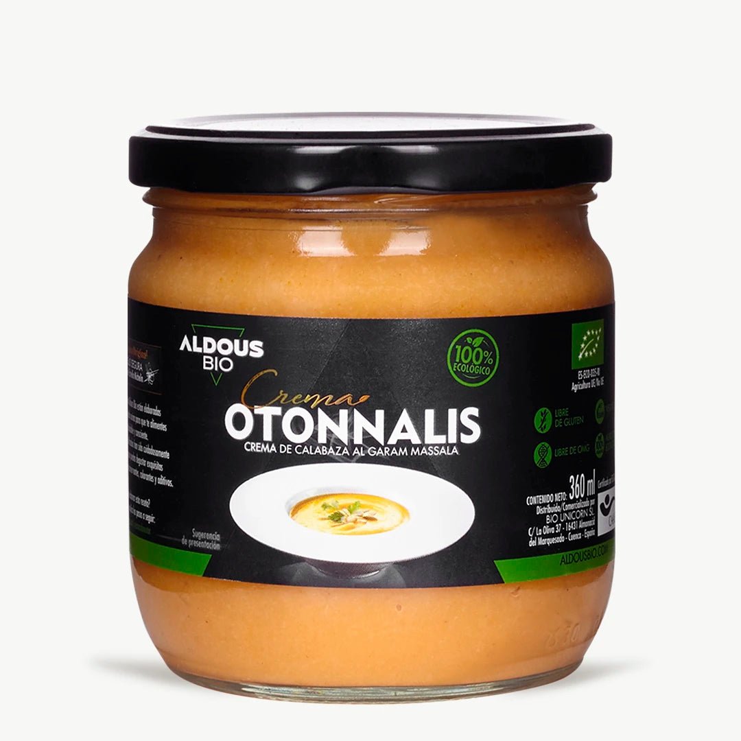 Otonnalis: Crema Gourmet de Calabaza al Garam Massala (360 ml) - Aldous Bio