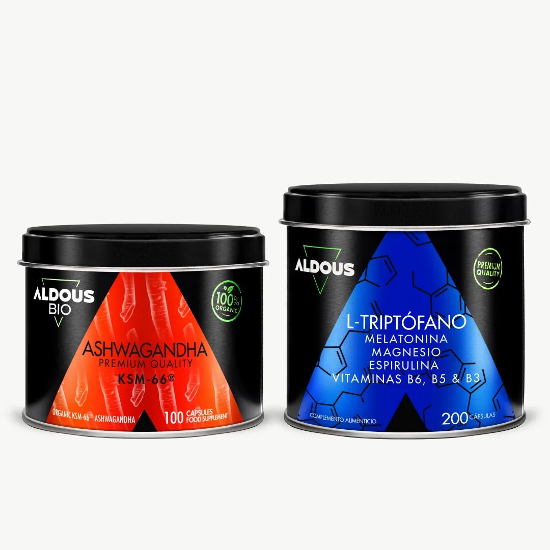 Pack Ashwagandha KSM-66 ® Ecológica + Triptófano con Melatonina