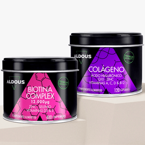 Pack Biotina + Colágeno con Ácido Hialurónico - Aldous Bio