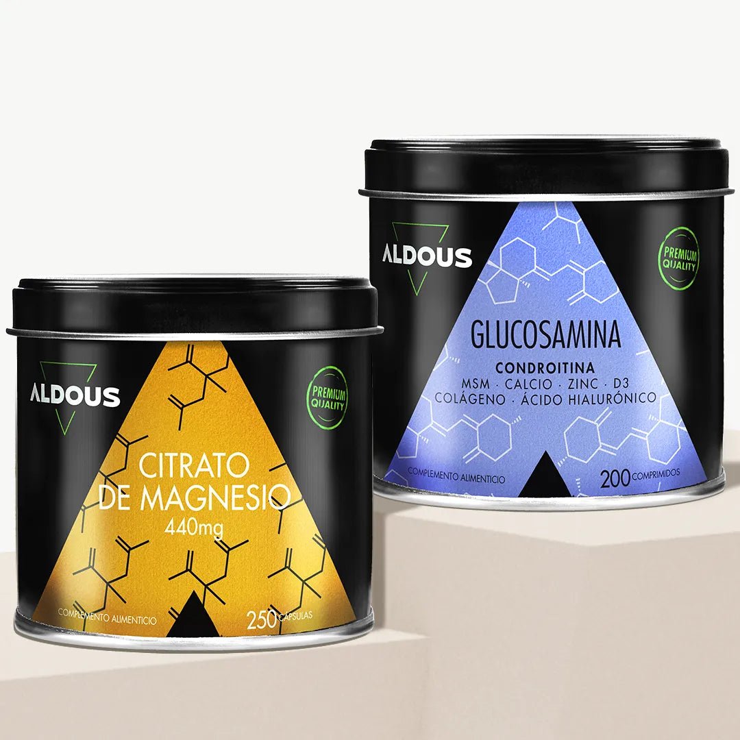 Pack Citrato de Magnesio Puro + Glucosamina - Aldous Bio