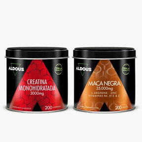 Pack Creatina Monohidratada + Maca Negra - Aldous - ES