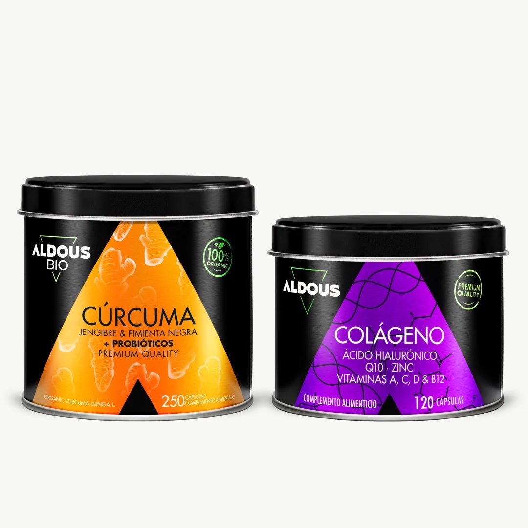 Pack Cúrcuma Ecológica + Colágeno Hidrolizado - Aldous - ES