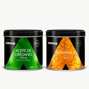 Pack de Aceite de Orégano + Vitamina C con Zinc - Aldous - ES
