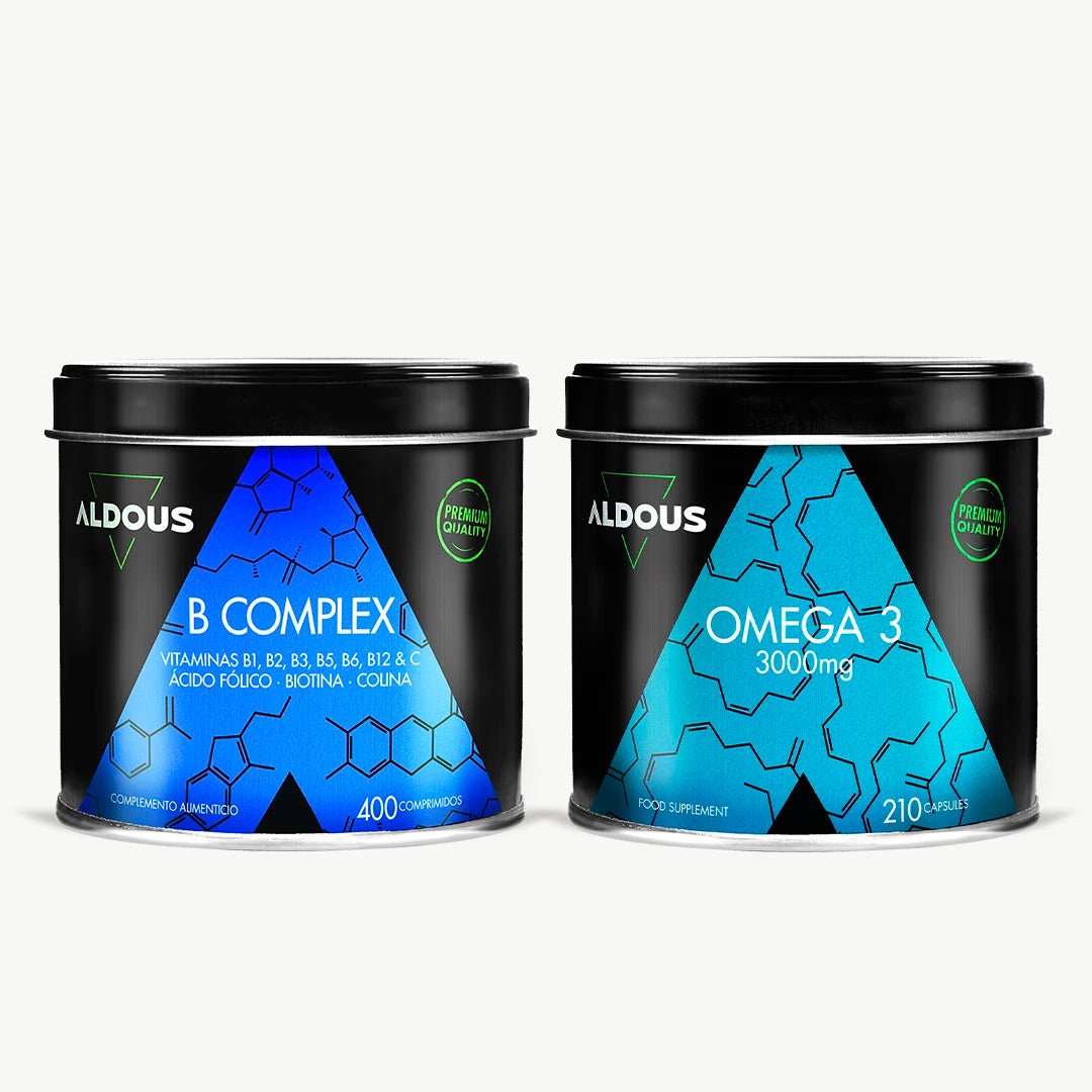 Pack de Vitamina B Complex + Omega 3 - Aldous - ES