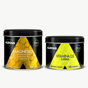 Pack Magnesio + Vitamina D3 - Aldous - ES